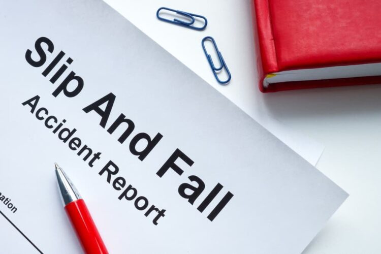 Get organized after a slip and fall incident with our comprehensive accident report and notepad. Document details efficiently for legal purposes.